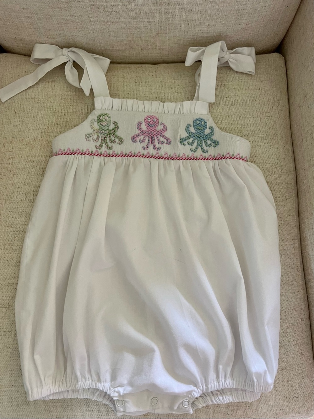 Castles & Crown’s Smocked Octopus Bubble Romper